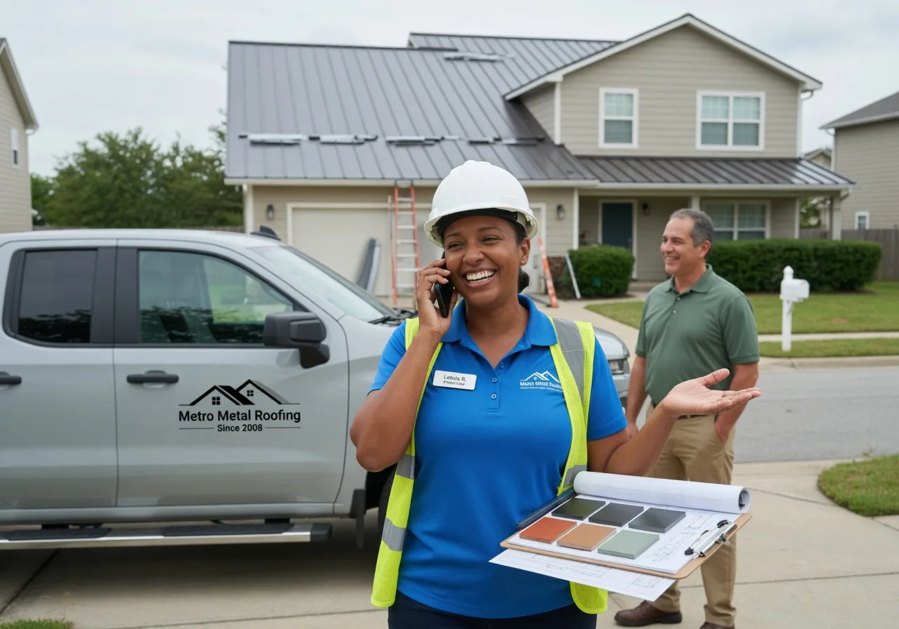 Storm Damage Metal Roof Repair in Milledgeville, OH